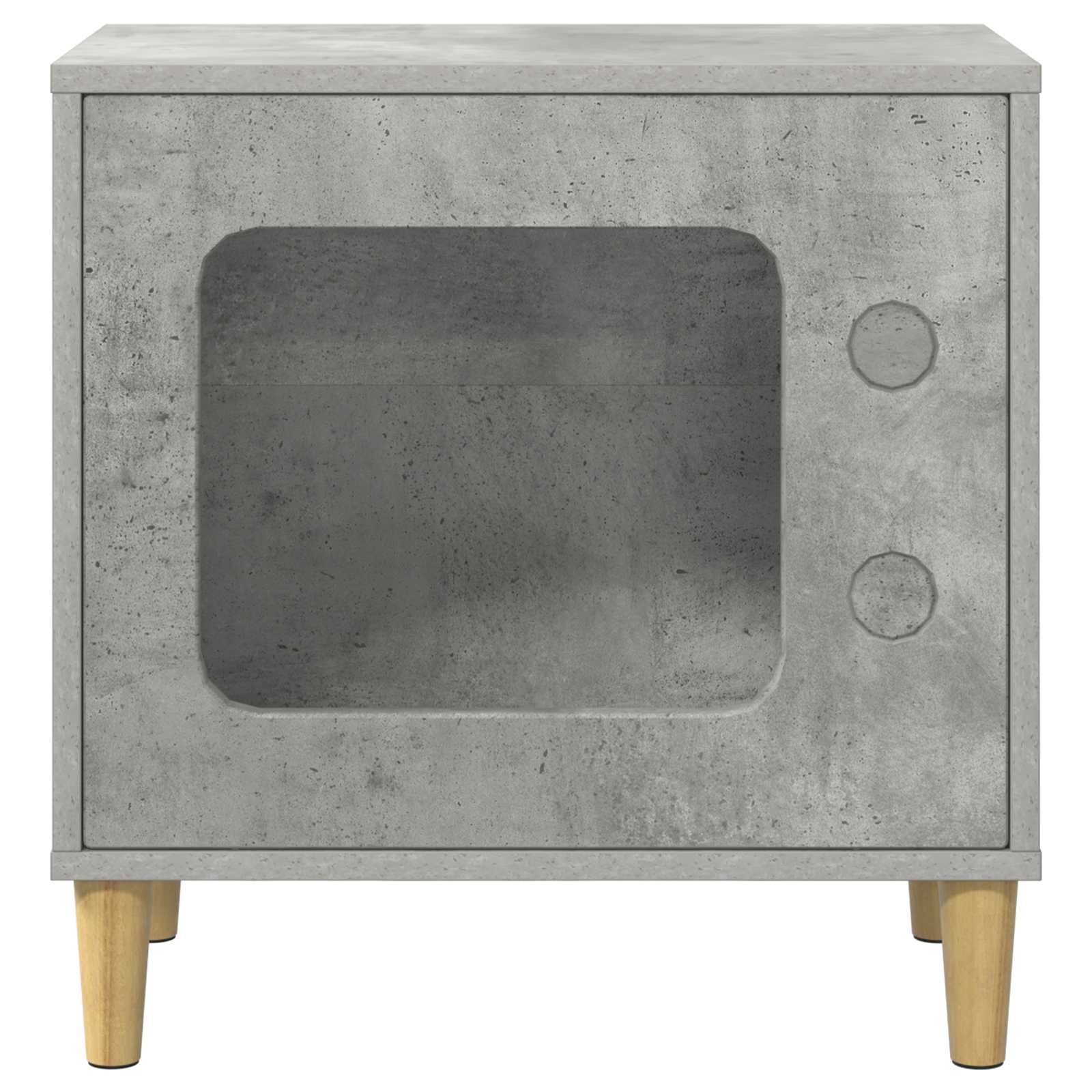 Kočičí dům Beton 51 x 30 x 52 cm kompozitní dřevo