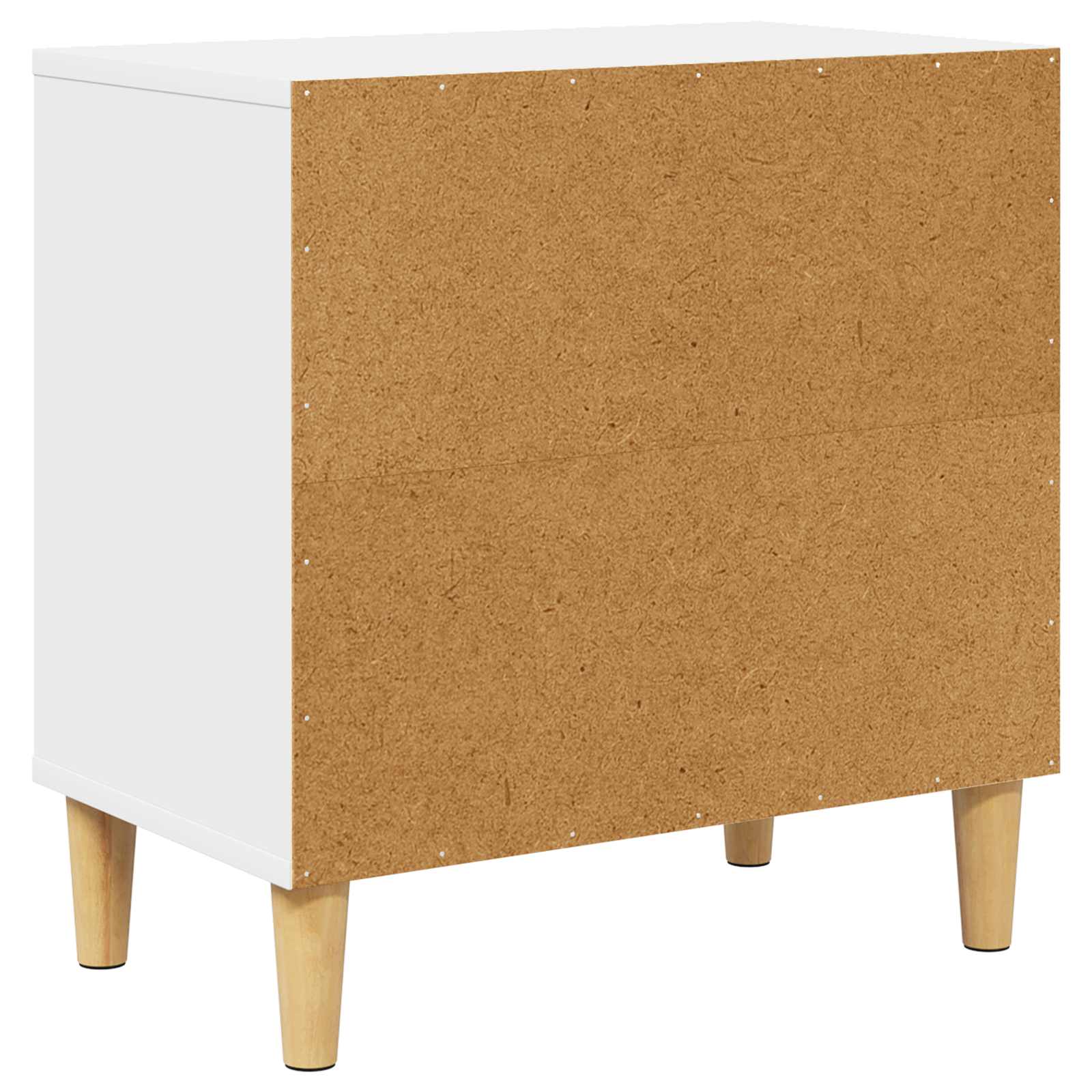 Kočičí dům Bílá 51 x 30 x 52 cm kompozitní dřevo