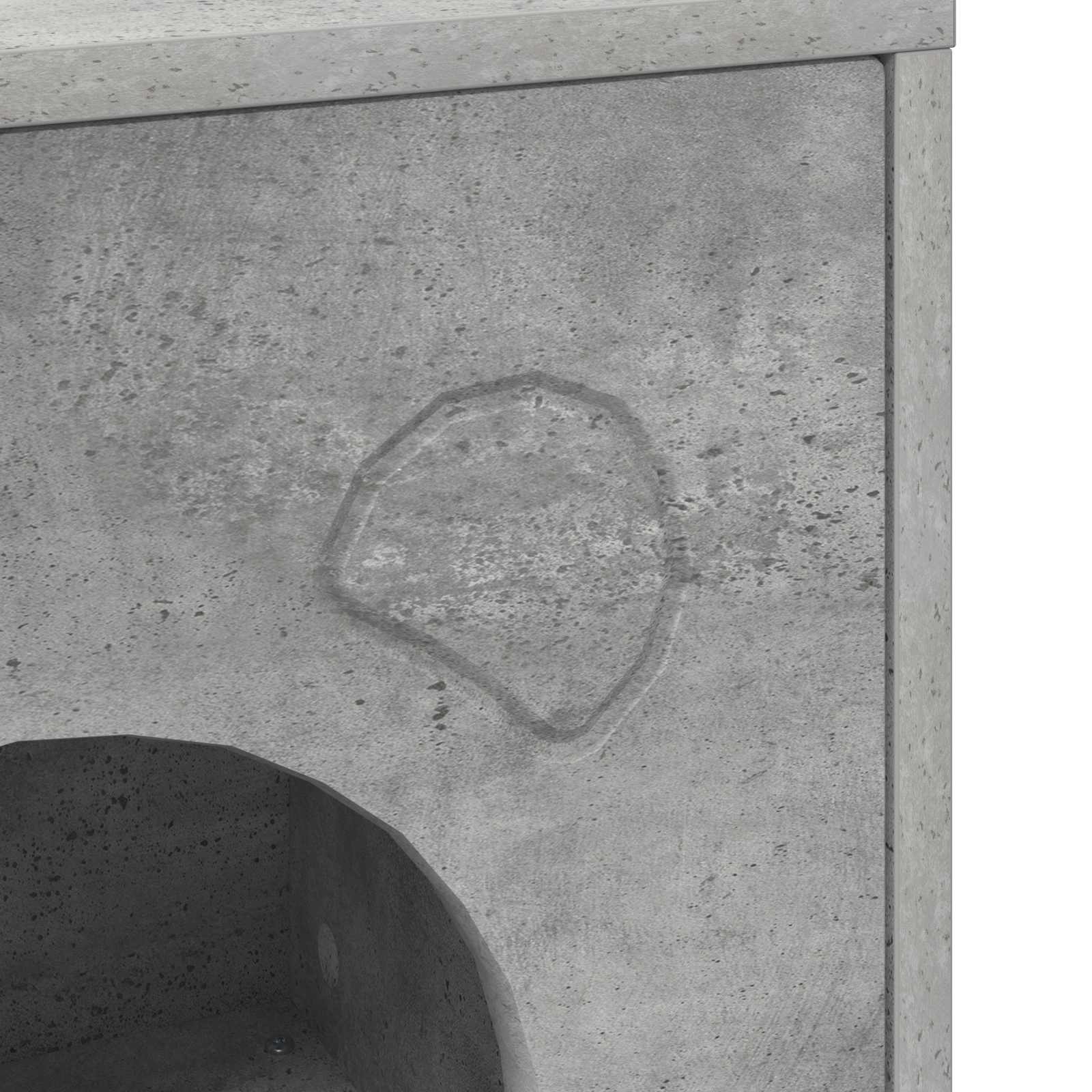 Kočičí dům Beton 42,5 x 40 x 53 cm kompozitní dřevo