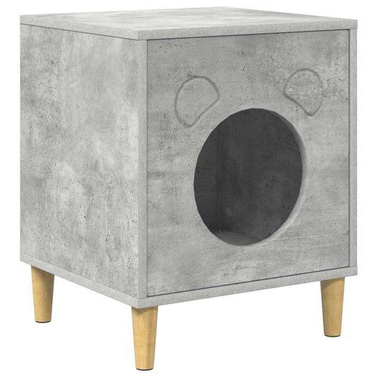 Kočičí dům Beton 42,5 x 40 x 53 cm kompozitní dřevo