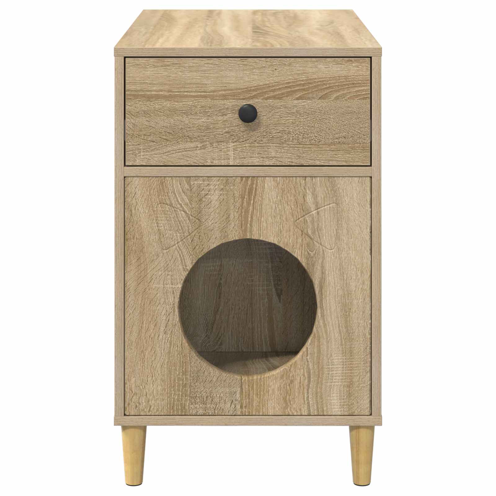 Kočičí dům Sonoma 72 x 42.5 x 70 cm kompozitní dřevo