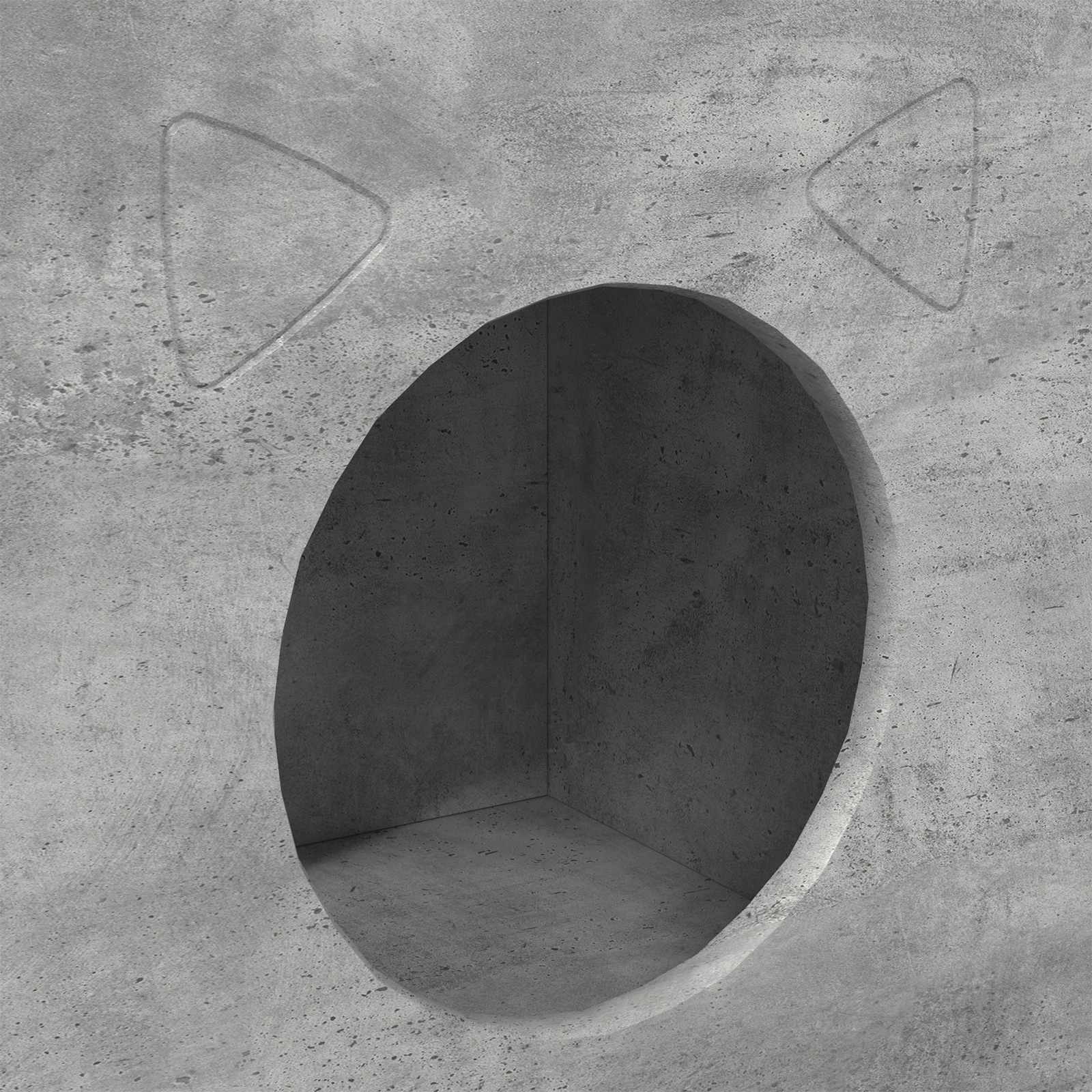 Kočičí dům Beton 72 x 42.5 x 70 cm kompozitní dřevo