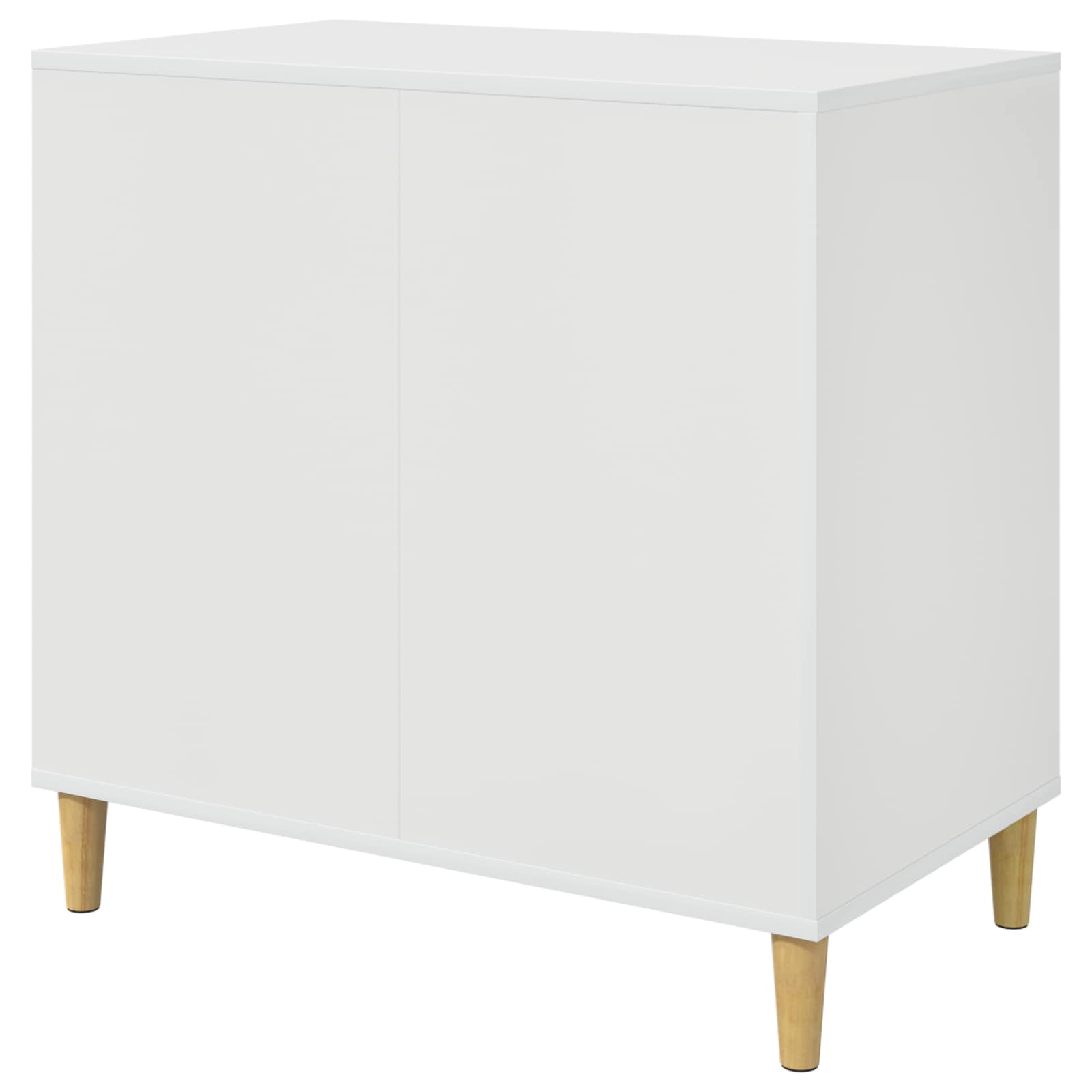 Kočičí dům Lesklá Bílá 72 x 42.5 x 70 cm kompozitní dřevo