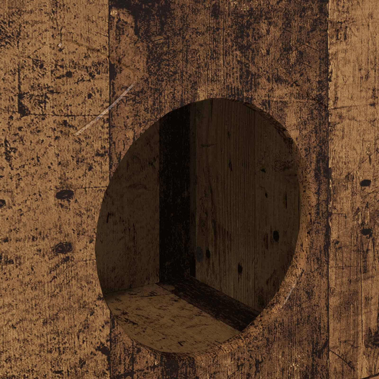 Kočičí dům Staré dřevo 72 x 42.5 x 70 cm kompozitní dřevo