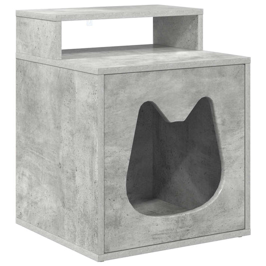 Kočičí dům Beton 42,5 x 40 x 53,5 cm kompozitní dřevo