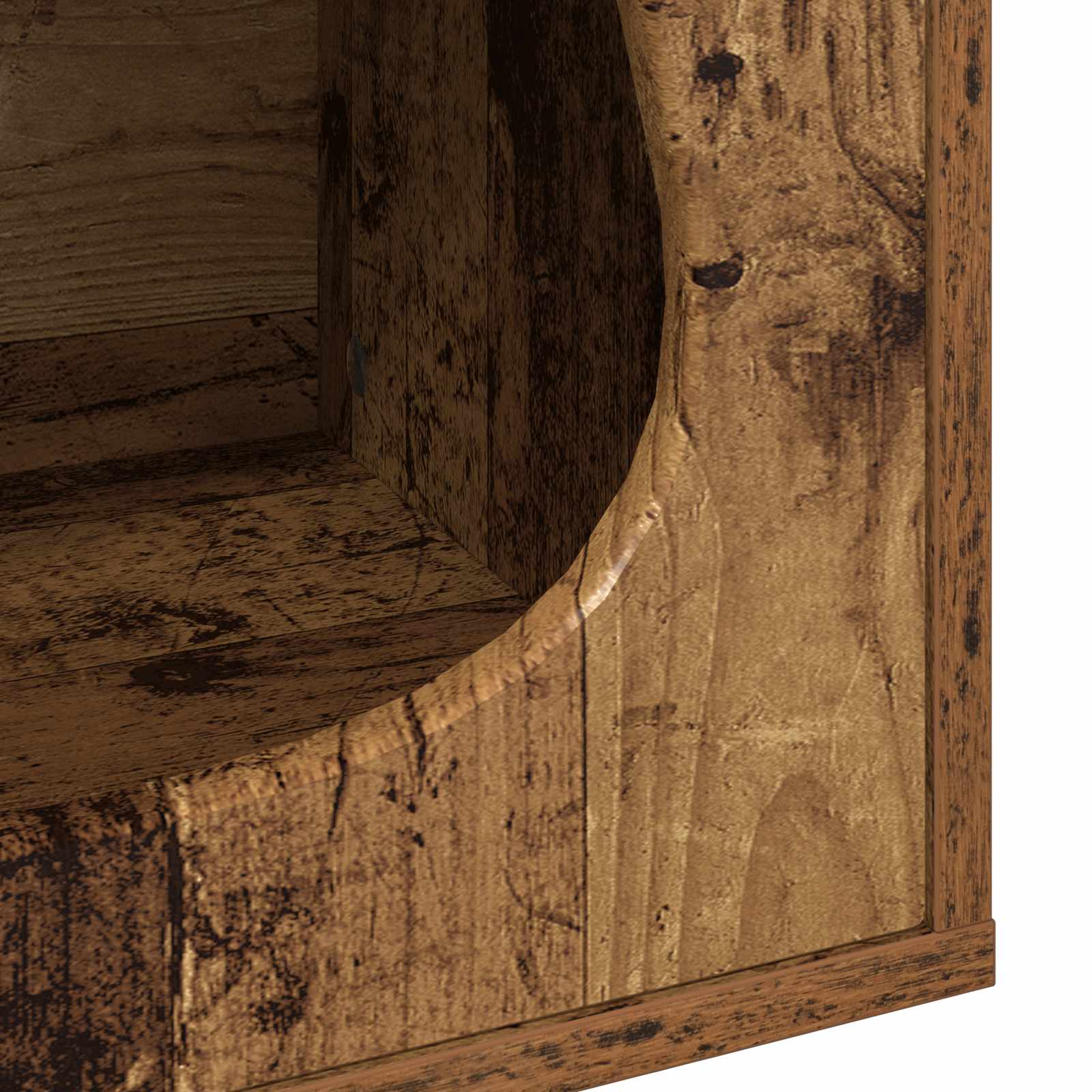 Kočičí dům Staré dřevo 42,5 x 40 x 53,5 cm kompozitní dřevo