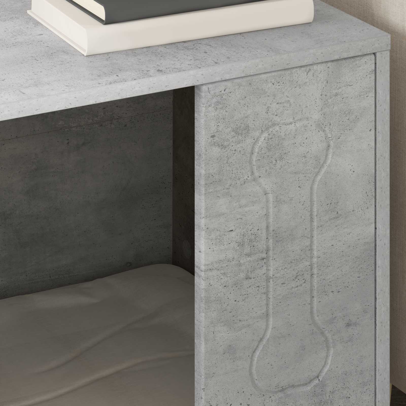 Psí dům Beton 44 x 42 x 49 cm kompozitní dřevo