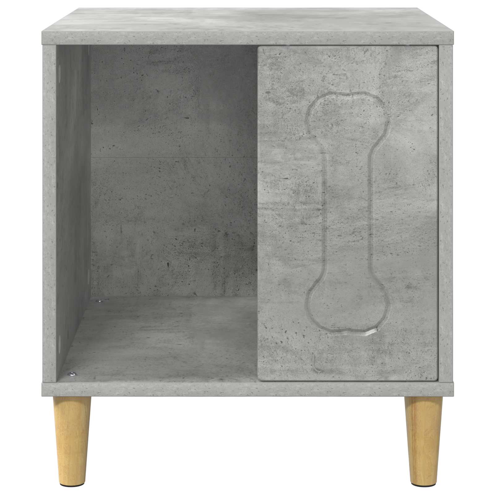 Psí dům Beton 44 x 42 x 49 cm kompozitní dřevo