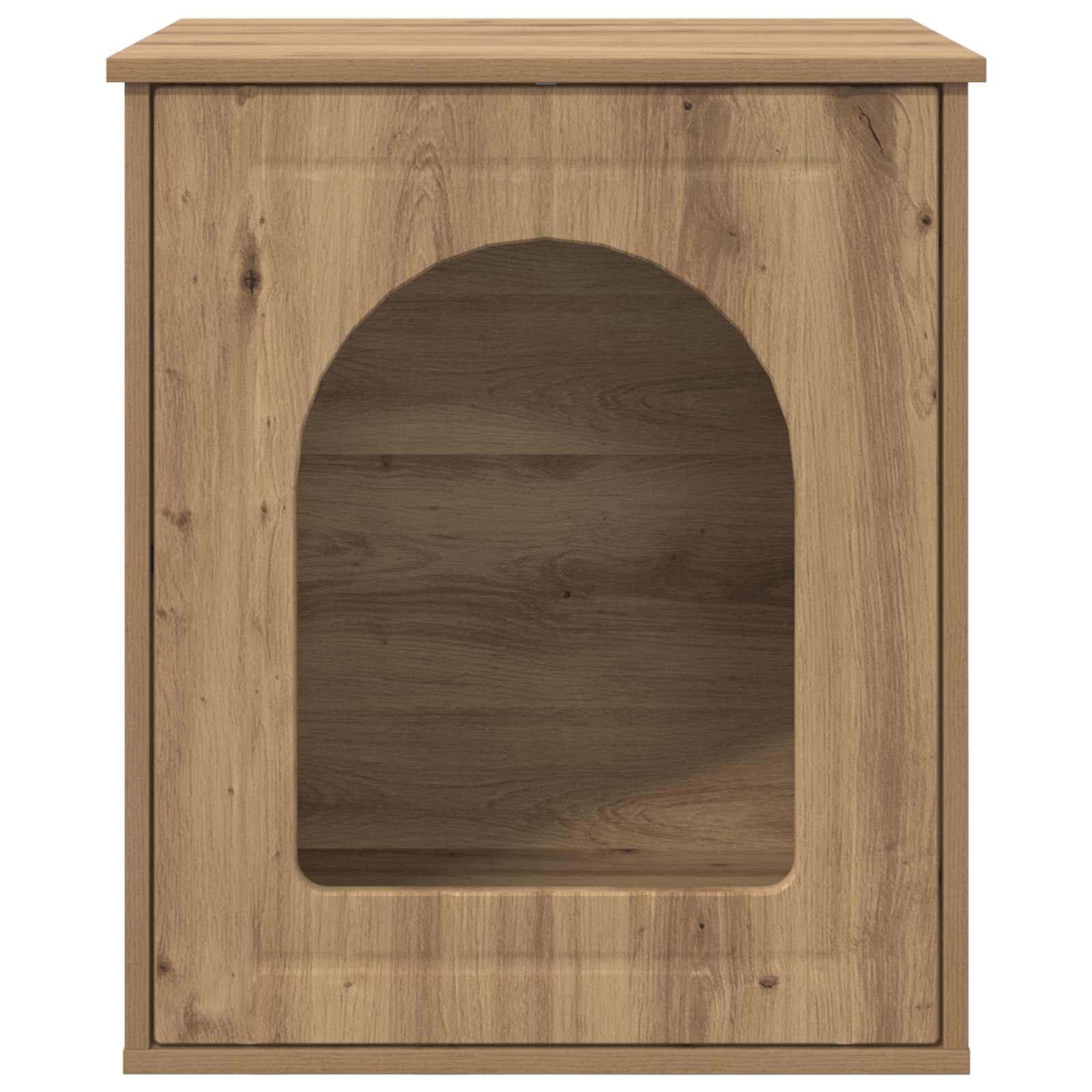 Kočičí dům Umělecký dub 53 x 52 x 62 cm kompozitní dřevo