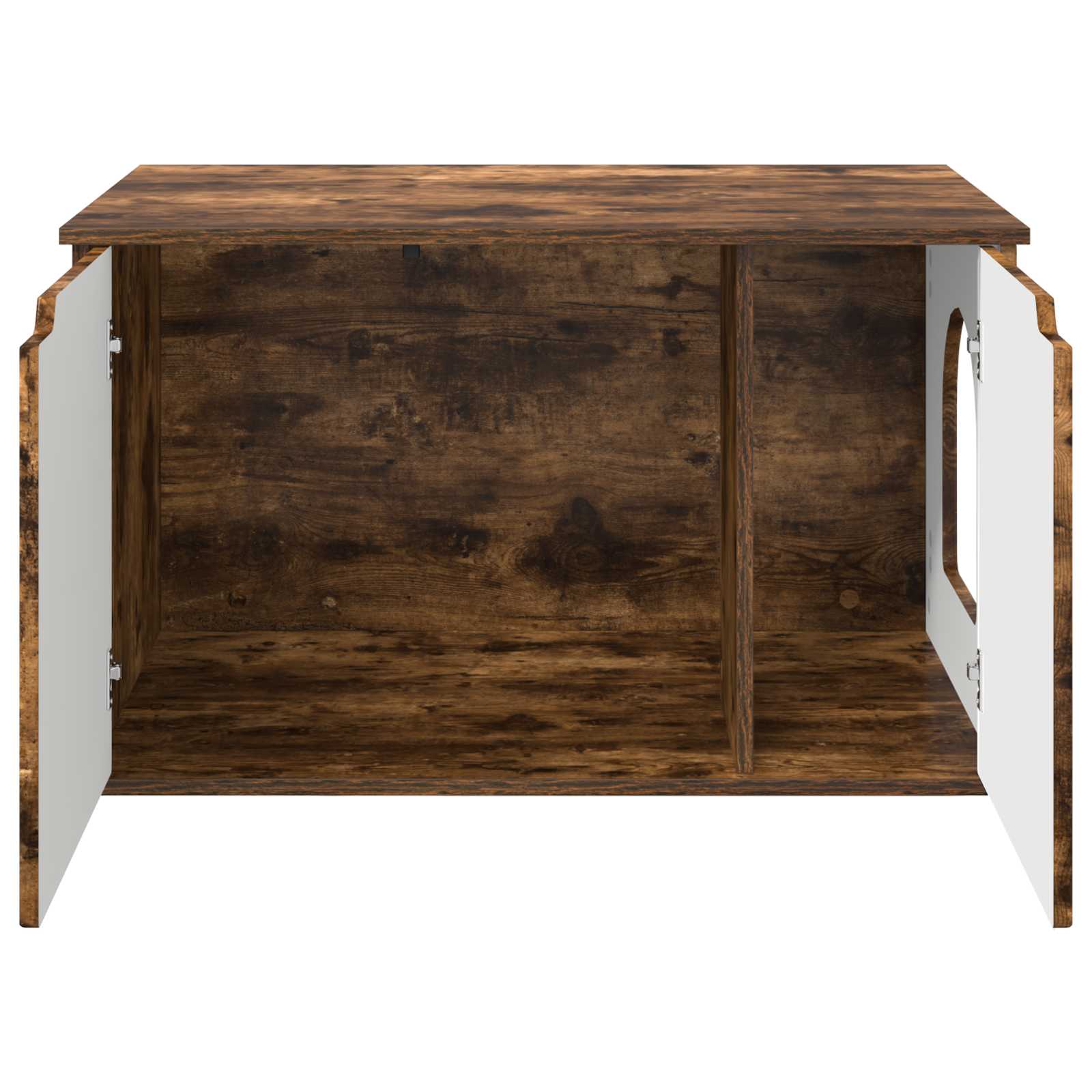 Kočičí dům Kouřový dub 85 x 55 x 50,5 cm kompozitní dřevo