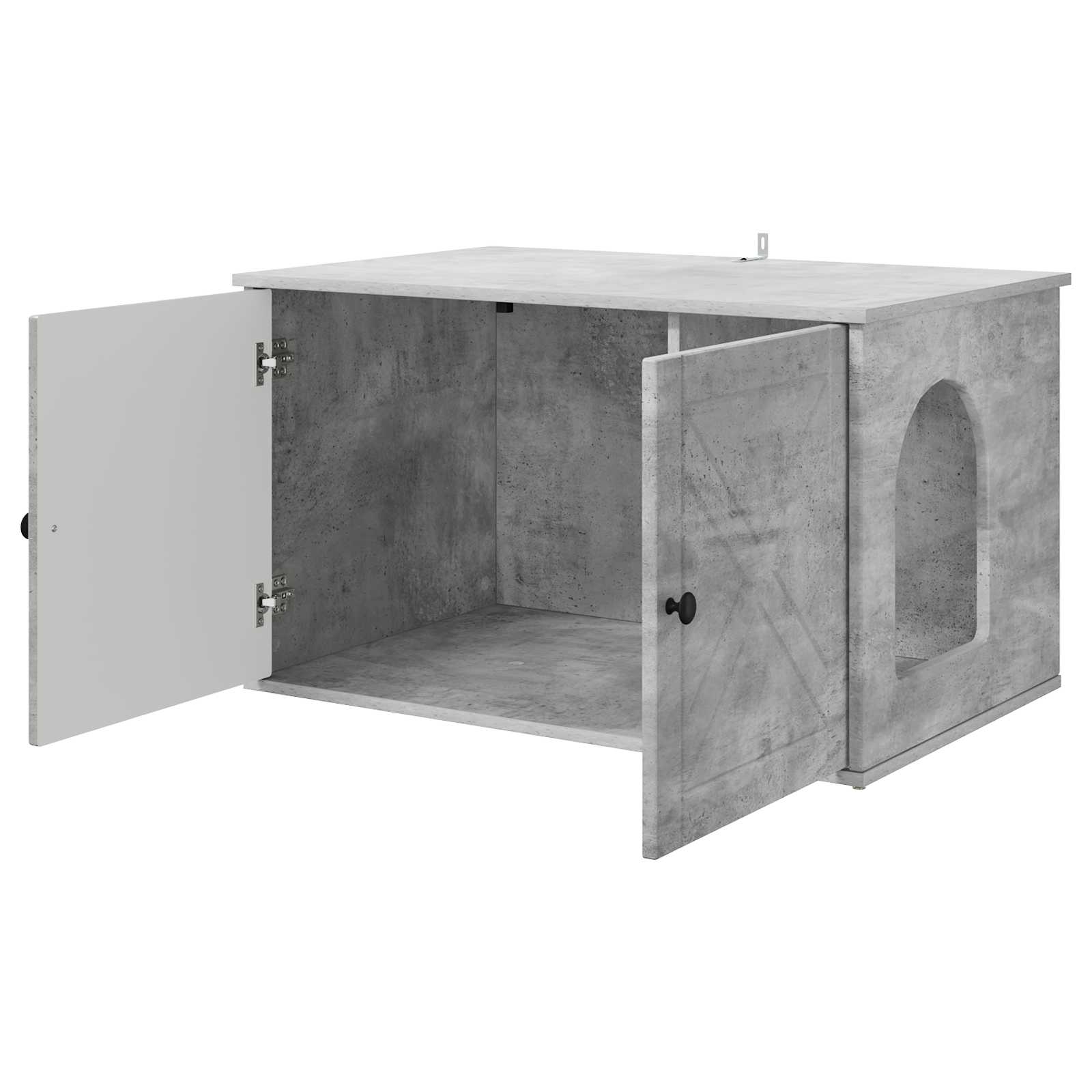 Kočičí dům Beton 85 x 55 x 50 cm kompozitní dřevo
