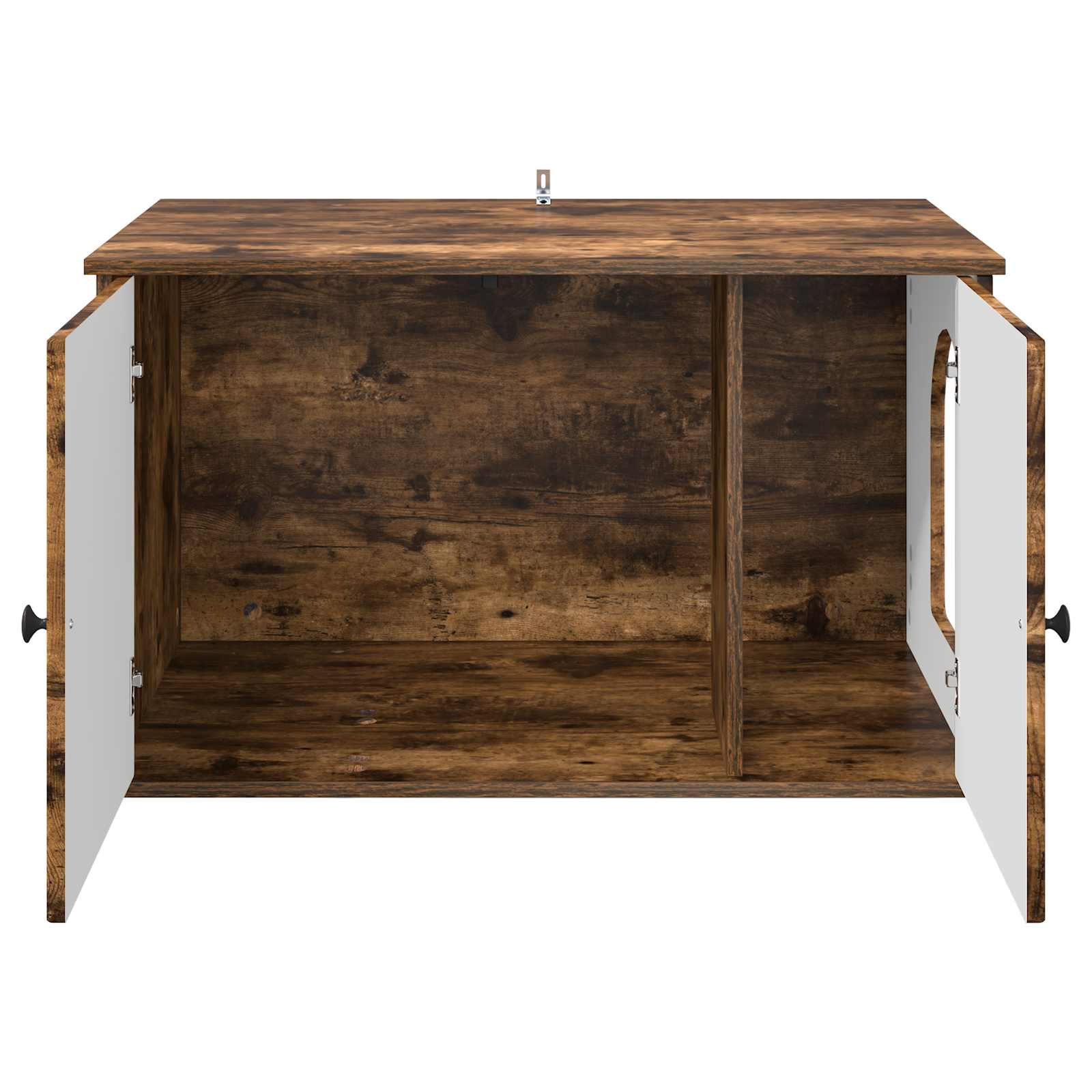 Kočičí dům Kouřový dub 85 x 55 x 50 cm kompozitní dřevo