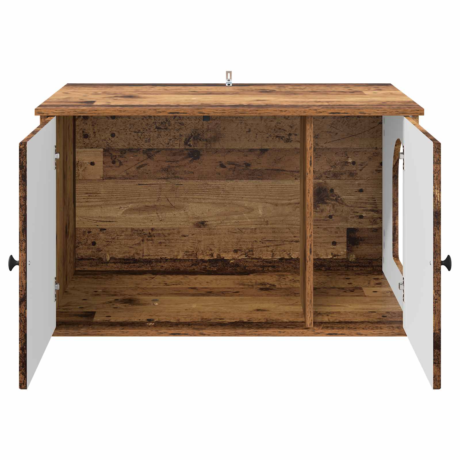 Kočičí dům Staré dřevo 85 x 55 x 50 cm kompozitní dřevo