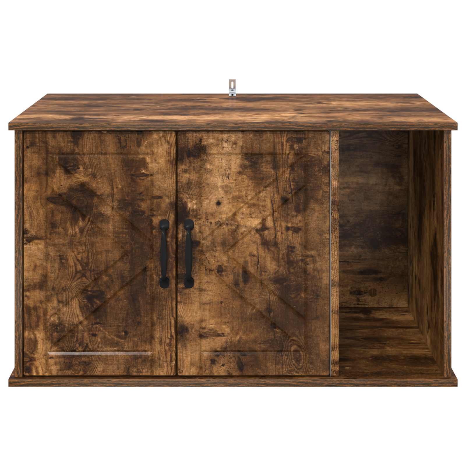 Kočičí dům Kouřový dub 85 x 55 x 50 cm kompozitní dřevo