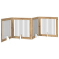 Načíst obrázek do prohlížeče galerie, Skládací psí brána se stojany 4 pcs Dub artisan 401 cm
