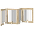 Načíst obrázek do prohlížeče galerie, Skládací psí brána se stojany 4 pcs Dub sonoma 321 cm
