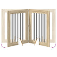 Načíst obrázek do prohlížeče galerie, Skládací psí brána se stojany 4 pcs Dub sonoma 321 cm
