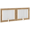 Načíst obrázek do prohlížeče galerie, Skládací psí brána se stojany 2 pcs Dub artisan 200,5 cm
