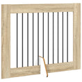 Načíst obrázek do prohlížeče galerie, Skládací psí brána se stojany 4 pcs Dub sonoma 401 cm
