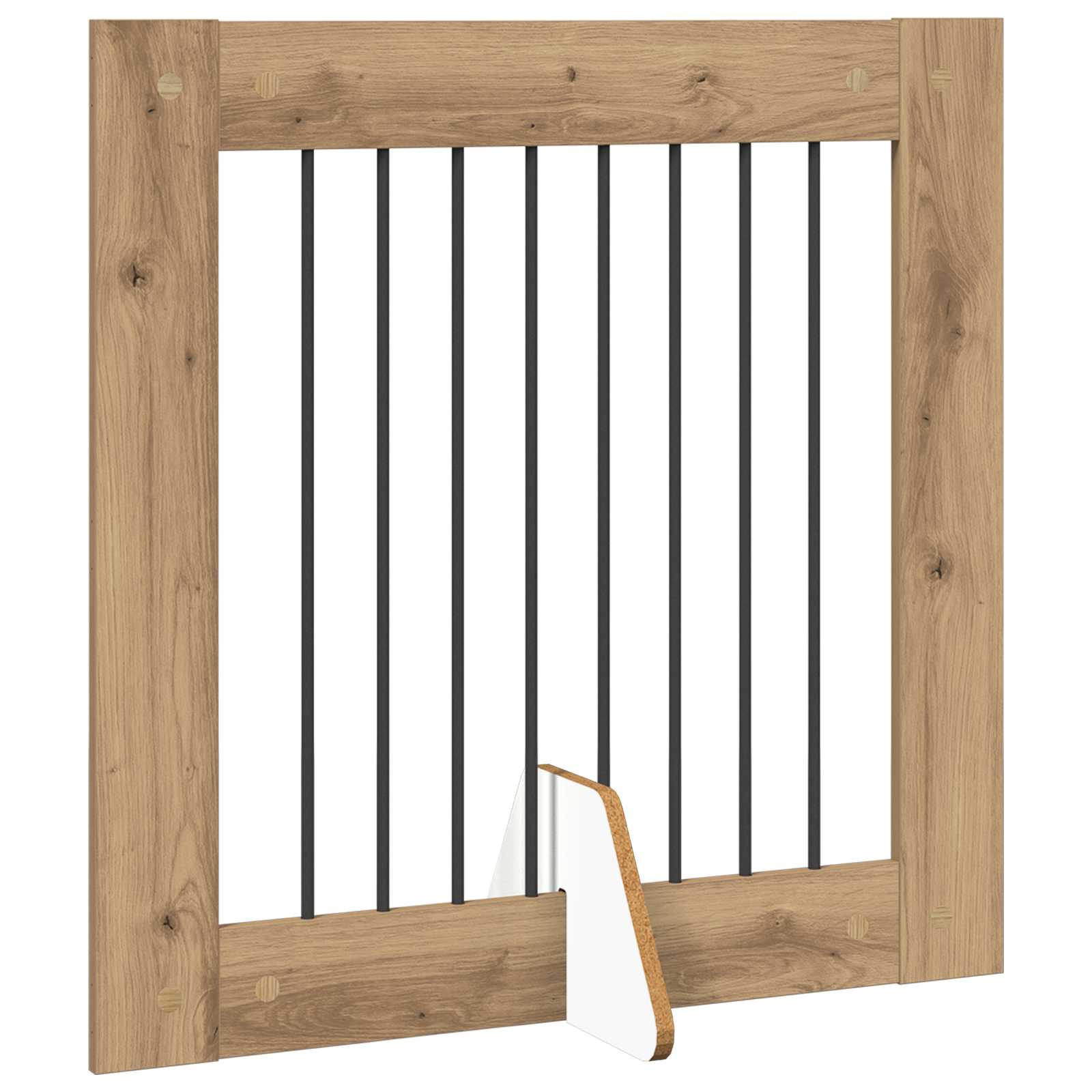 Skládací psí brána se stojany 4 pcs Dub artisan 321 cm