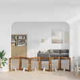 Načíst obrázek do prohlížeče galerie, Skládací psí brána se stojany 6 pcs Kouřový dub 482 cm
