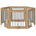Načíst obrázek do prohlížeče galerie, Skládací psí brána se stojany 6 pcs Dub artisan 482 cm
