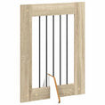 Načíst obrázek do prohlížeče galerie, Skládací psí brána se stojany 2 pcs Dub sonoma 120,5 cm
