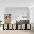 Načíst obrázek do prohlížeče galerie, Skládací psí brána se stojany 6 pcs Černý dub 362 cm

