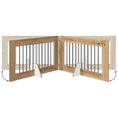 Načíst obrázek do prohlížeče galerie, Skládací psí brána se stojany 2 pcs Dub artisan 200,5 cm
