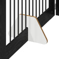Načíst obrázek do prohlížeče galerie, Skládací psí brána se stojany 6 pcs Černý dub 602 cm
