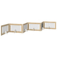 Načíst obrázek do prohlížeče galerie, Skládací psí brána se stojany 6 pcs Dub sonoma 602 cm
