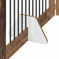 Načíst obrázek do prohlížeče galerie, Skládací psí brána se stojany 6 pcs Staré dřevo 602 cm
