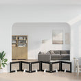 Načíst obrázek do prohlížeče galerie, Skládací psí brána se stojany 6 pcs Černý dub 482 cm

