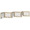 Načíst obrázek do prohlížeče galerie, Skládací psí brána se stojany 6 pcs Dub sonoma 482 cm
