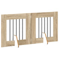 Načíst obrázek do prohlížeče galerie, Skládací psí brána se stojany 2 pcs Dub sonoma 120,5 cm
