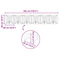 Načíst obrázek do prohlížeče galerie, Skládací psí brána se stojany 6 pcs Dub artisan 362 cm
