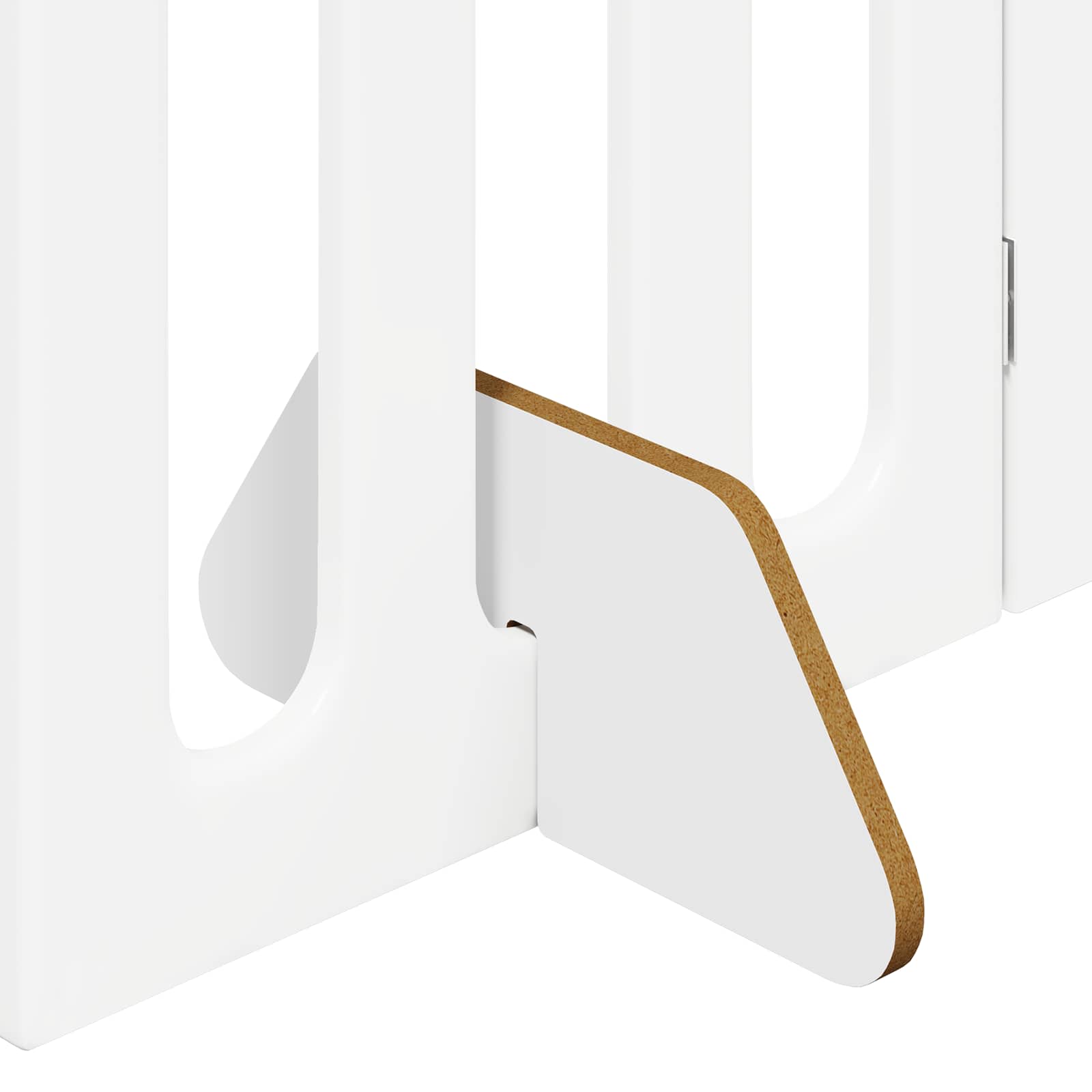 Skládací plot pro domácí mazlíčky 2 pcs Bílý 100,5 x 38 x 70 cm