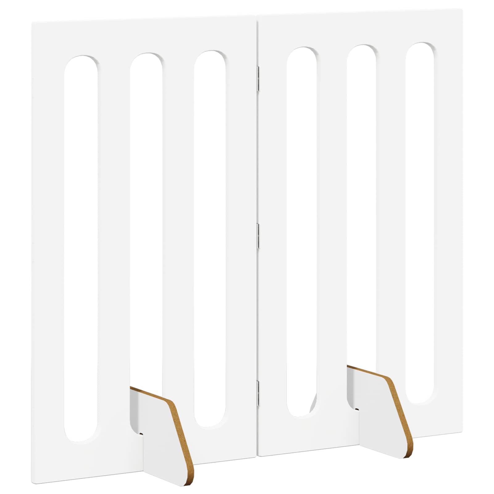 Skládací plot pro domácí mazlíčky 2 pcs Bílý 100,5 x 38 x 90 cm