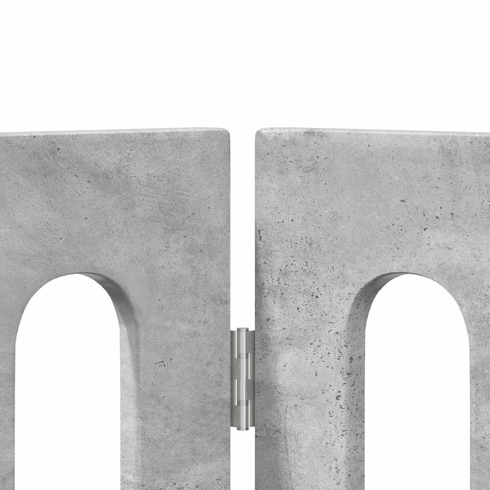 Skládací plot pro domácí mazlíčky 4 pcs Betonově Šedá
