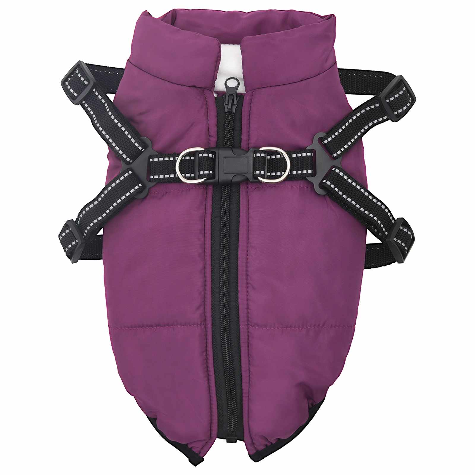 Psí kabát Fialová L36 Fleece a polyester