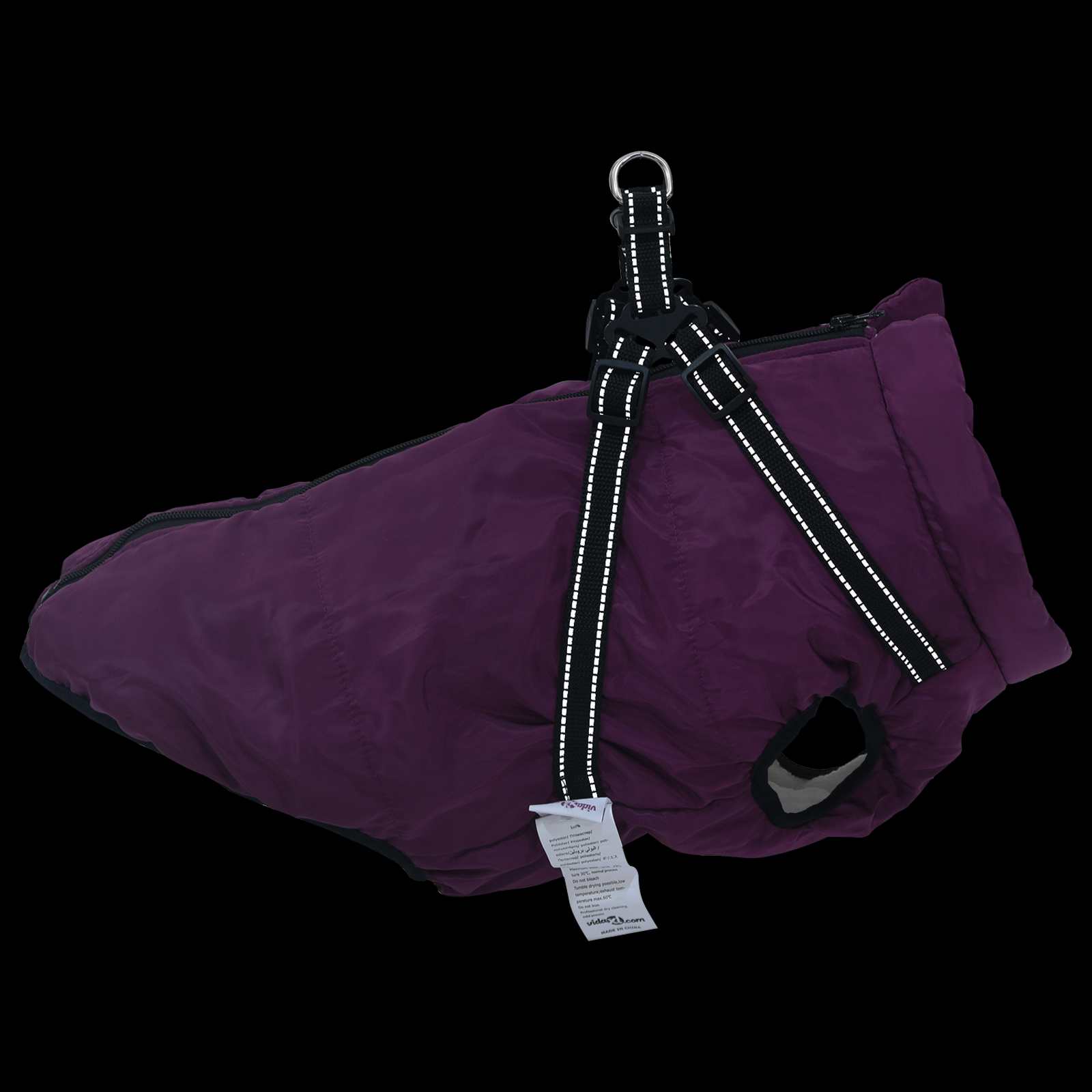 Psí kabát Fialová L52 Fleece a polyester