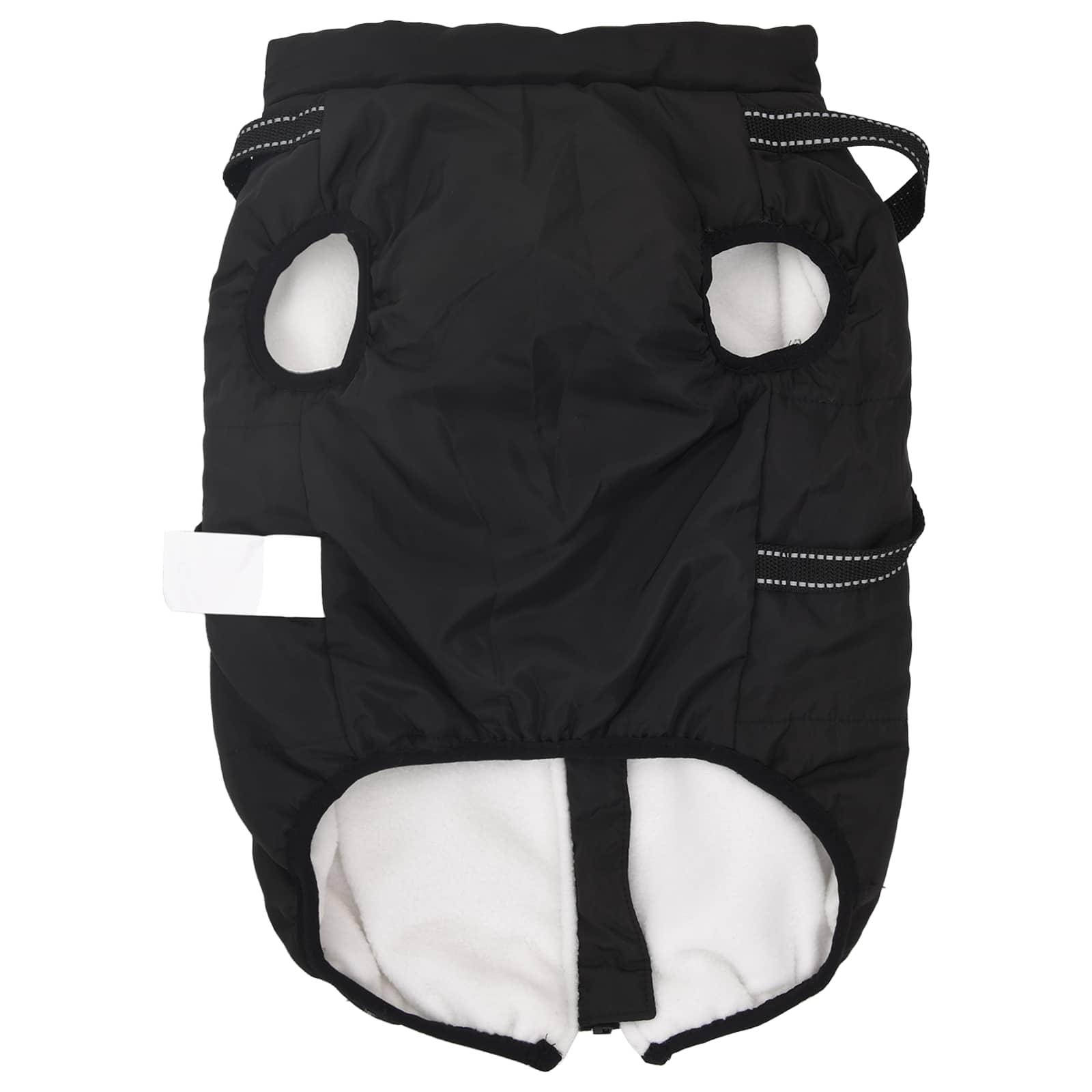 Psí kabát Černá L44 Fleece a polyester