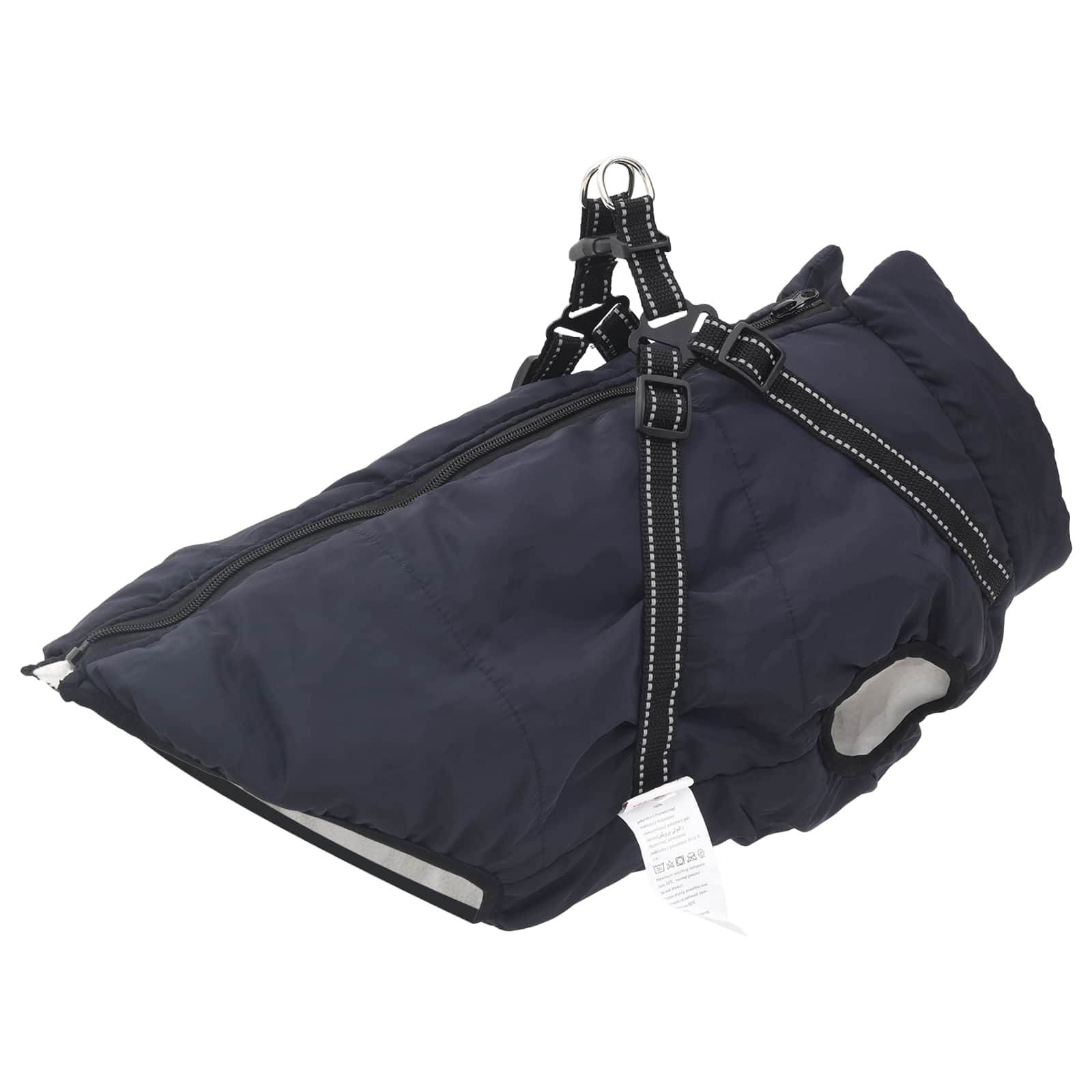 Psí kabát Námořnická modrá L44 Fleece a polyester