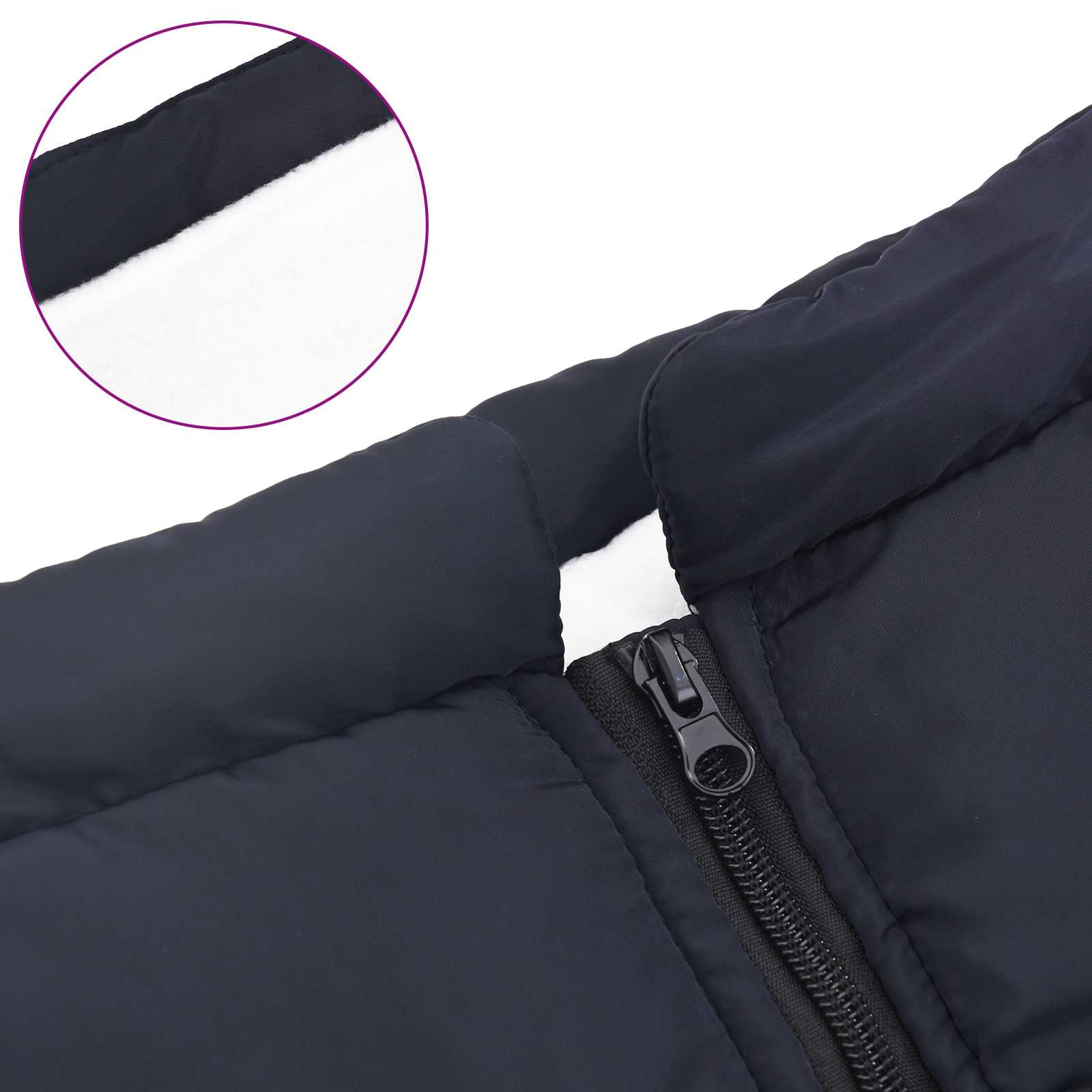 Psí kabát Námořnická modrá L48 Fleece a polyester