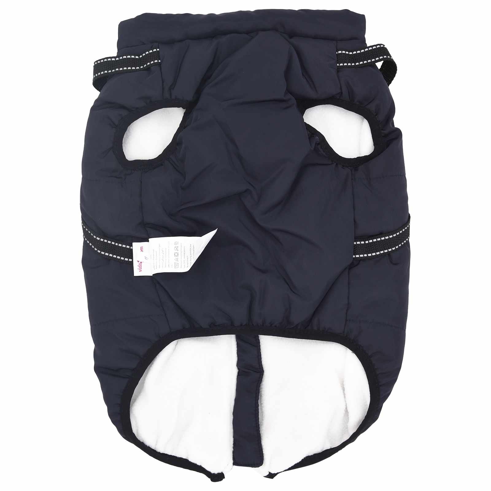 Psí kabát Námořnická modrá L48 Fleece a polyester
